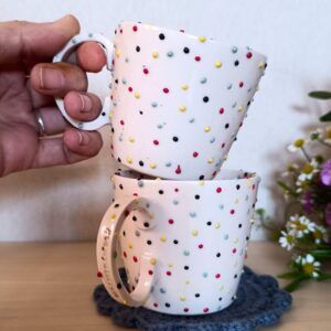 Taza pequeña "dots" Multicolor