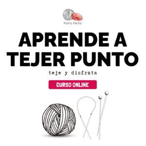 Martu Perino - Cuso online iniciación - aprende a tejer punto
