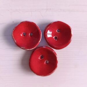 3 botones 3cm Rojo