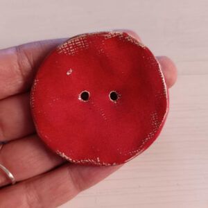 Botón 5cm con textura Rojo